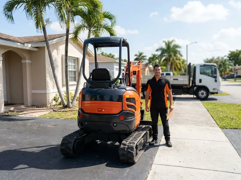 Mini Excavator Rental in Miami, FL