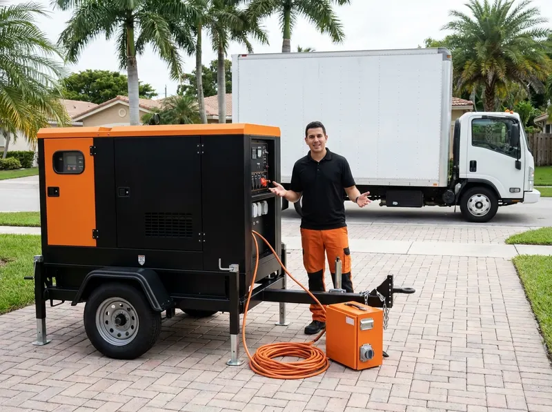 Towable Generator & Power Distribution Rental in Miami, FL